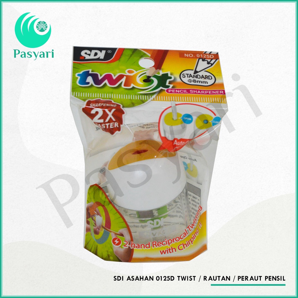 

Sdi Asahan 0125d Twist / Rautan / Peraut Pensil