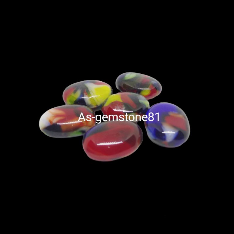 Batu Akik Rubah Pancawarna