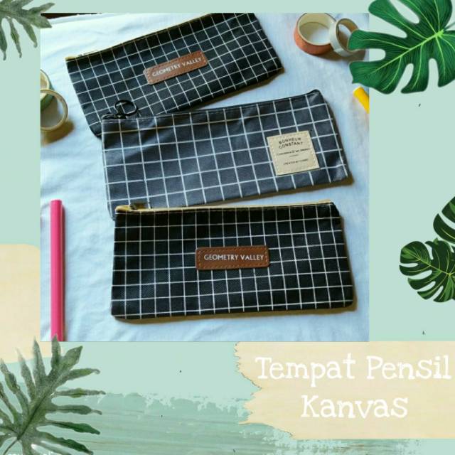 

Tempat Pensil Kanvas