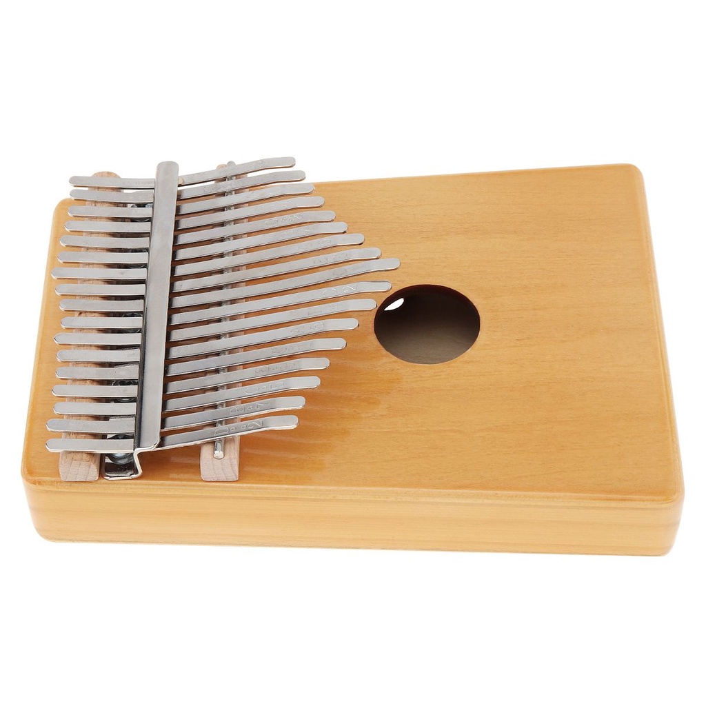 Piano Jari Kalimba 17 Kunci Bahan Kayu Mahoni Dengan Tuning Hammer