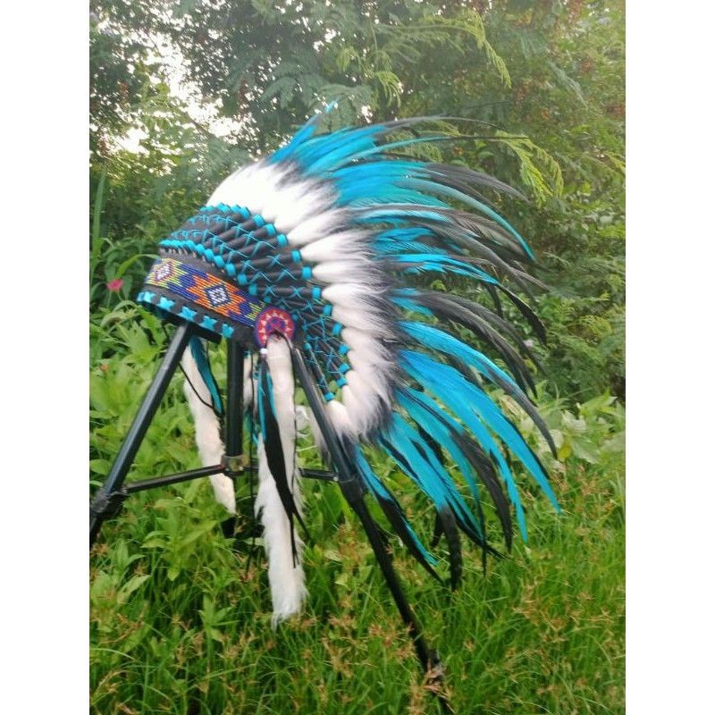 Topi indian/ warbonnet/topi apache /topi bulu tosca