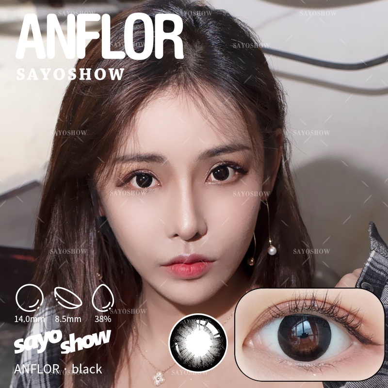 SAYOSHOW - Softlens Anflor Normal, Minus 1.00 S/D 8.00 (14 mm )