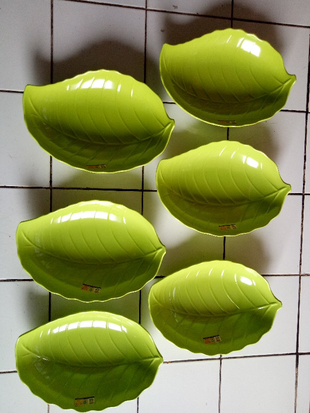 Mangkok Melamin Saji Motif Daun Golden Dragon W2012