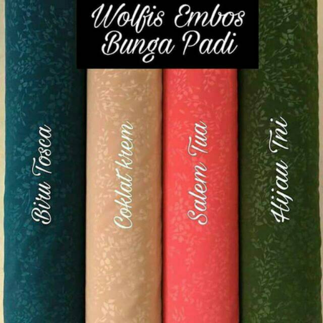 Kain Wolfis Embos Shopee Indonesia