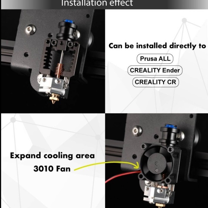 Original Mellow 3D Printer All Metal NF-Crazy PLUS Hotend E3D V6 SET 3