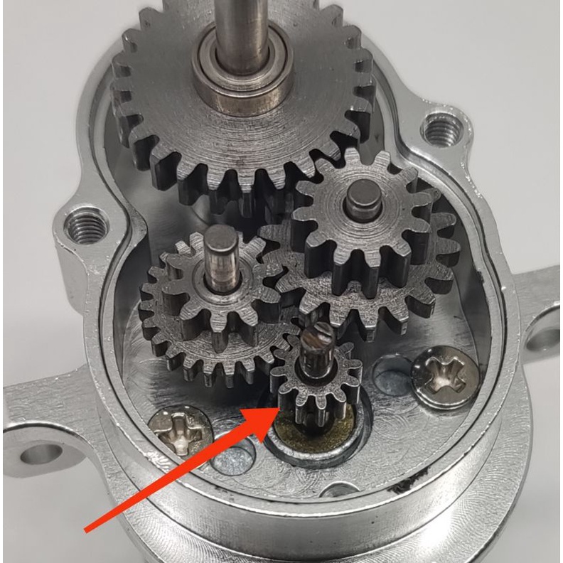 Pinion 12t baja WPL D12 atau gearbox single speed MN WPL RGT