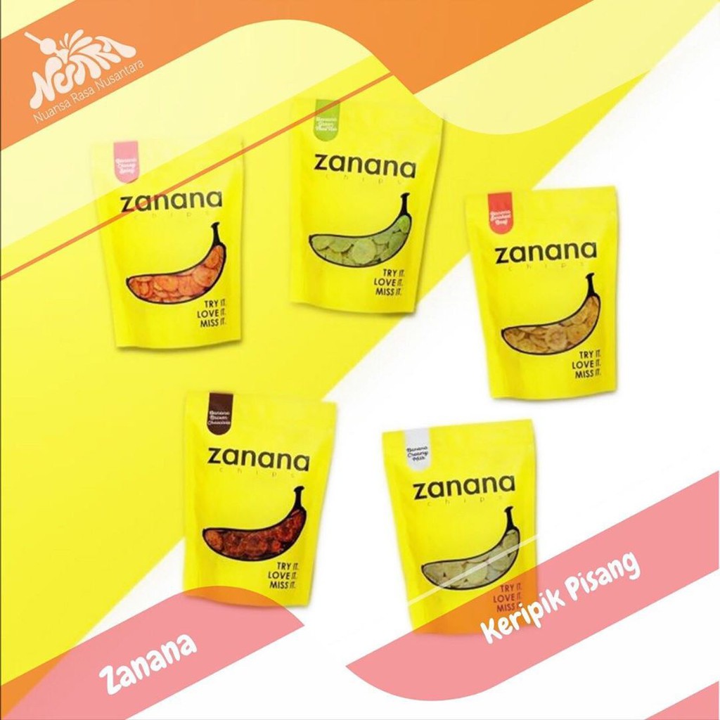 

[RECOMMENDED] ZANANA Chips - Keripik Pisang Aneka Rasa Khas Bandung, 100% Halal dan Original