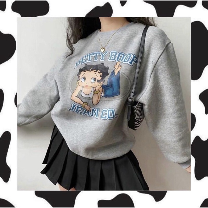 betty boop sweater - betty boop - y2k - betty boop crewneck