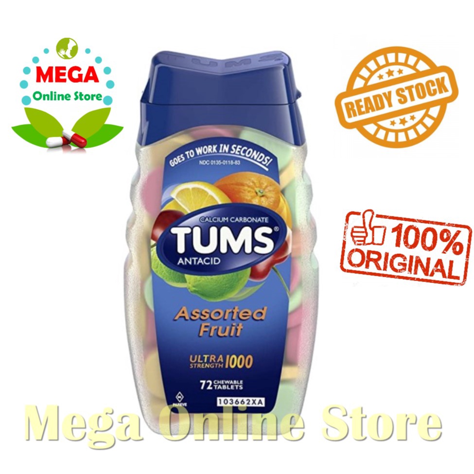 TUMS Antacid Ultra Strength 1000 Untuk Maag dan Asam Lambung