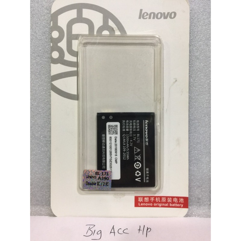 Baterai-Batere-Original Lenovo BL171 / A390