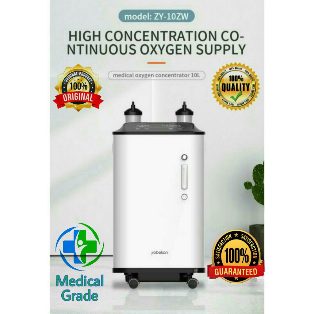 Medical Oxygen Concentrator Yobekan ZY-10ZW 10L NEW Mesin Generator Konsentrasi Oksigen Medis