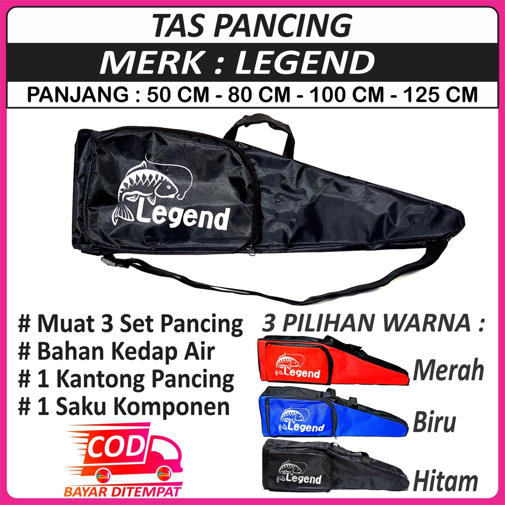 TAS PANCING LEGEND - PANJANG : 50 CM - 80 CM - 100 CM - 125 CM - Muat 3 Set