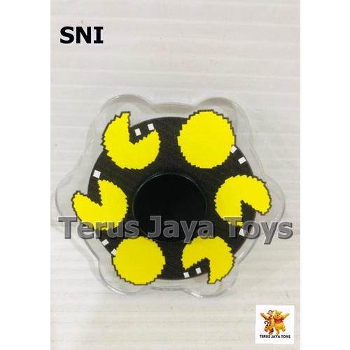 Promo Mainan Fidget Spinner Tiktok Murah 15 Karakter 3D Naruto Among Us-Spinner pac man