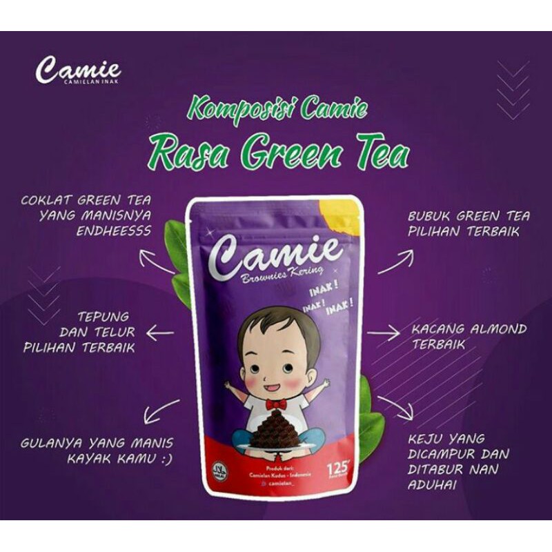 

Camielan Camie brownies kering by Ulfishinta Green Tea 150 gr