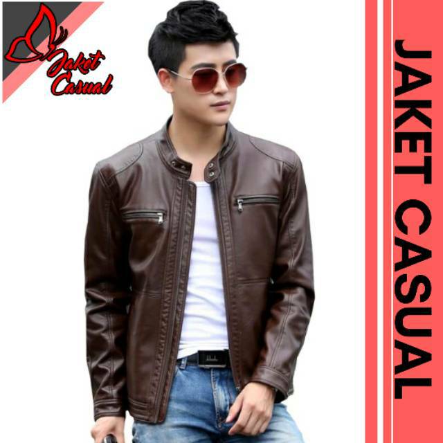 Jaket Kulit Racing Bandung & Jaket Semi Kulit Pria Terbaru & Jaket Bandung