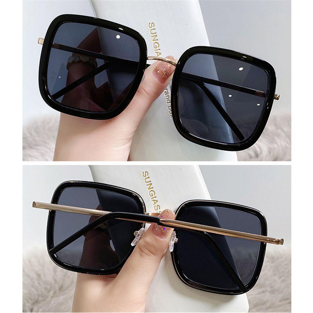 Lily Oversized Sunglasses Fashion UV400 Kotak Pria Shades