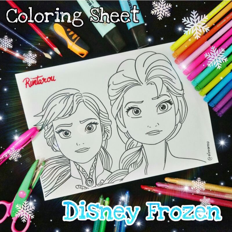 

Coloring Sheet Animation Disney Frozen