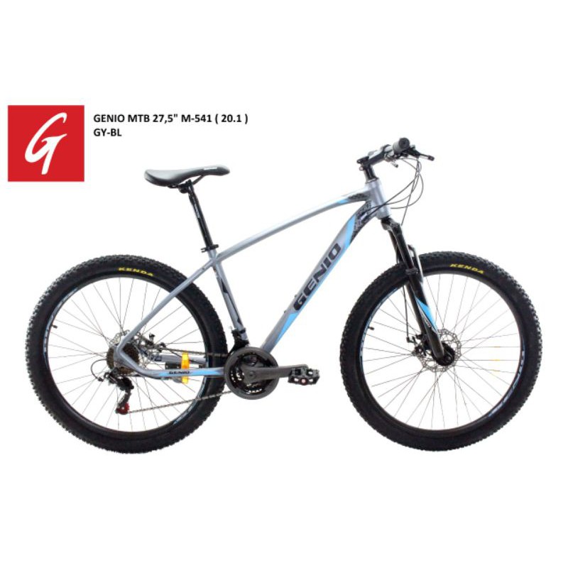 Sepeda Gunung GENIO MTB 27.5 M541 ALLOY (ready blue)