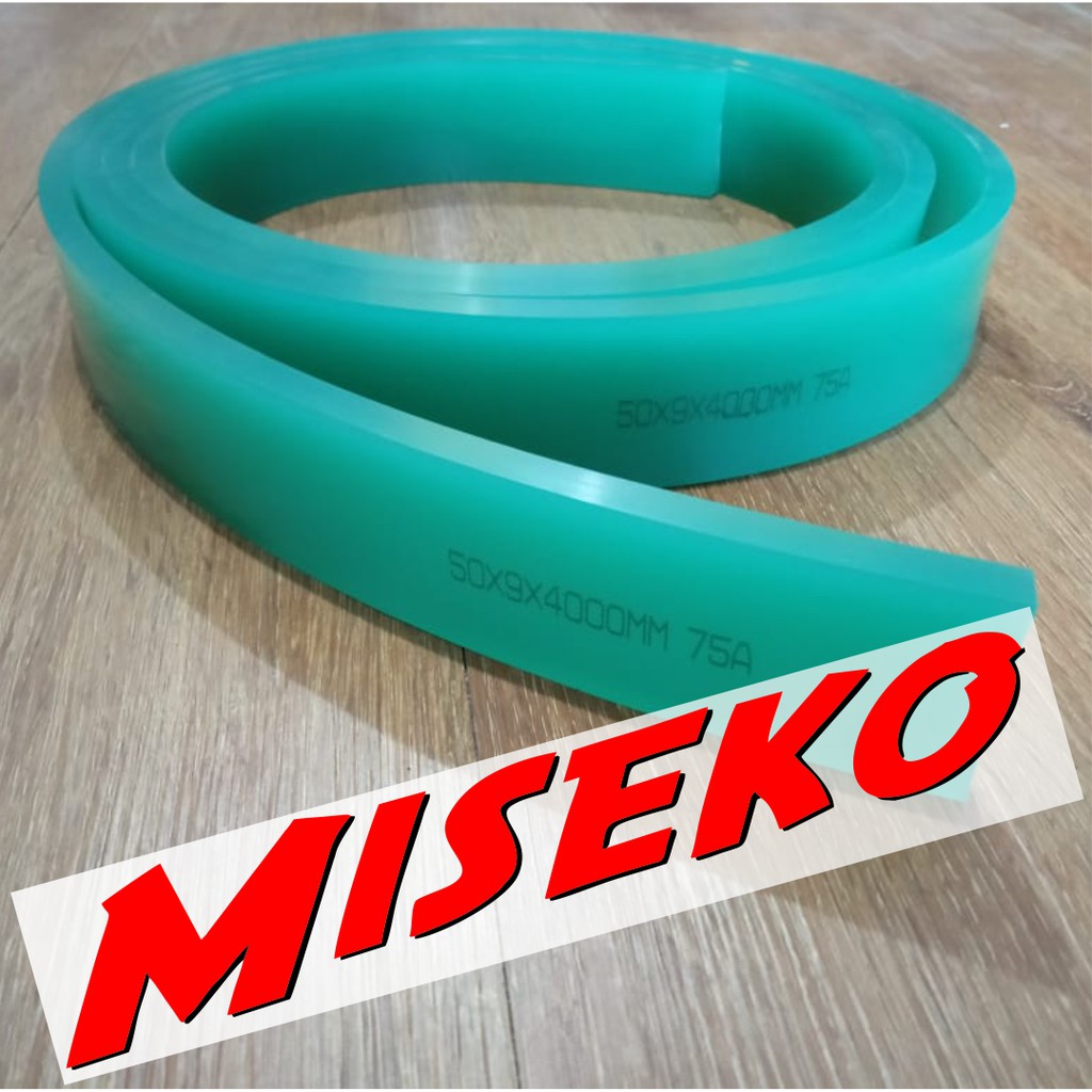 KARET RAKEL HIJAU RATA 75A (PER CM)