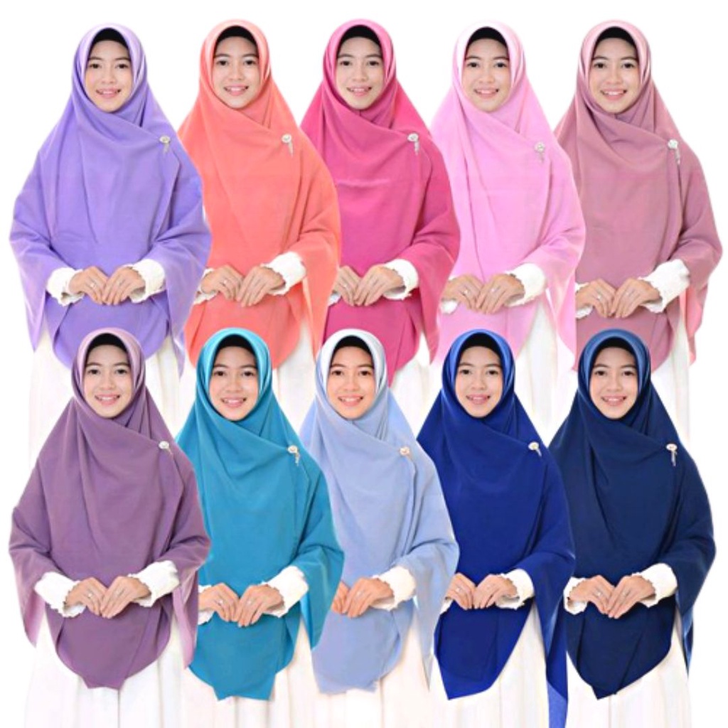 Jual JILBAB SEGI EMPAT WOLFIS SYARI 150X150 JUMBO FREE CADAR TALI