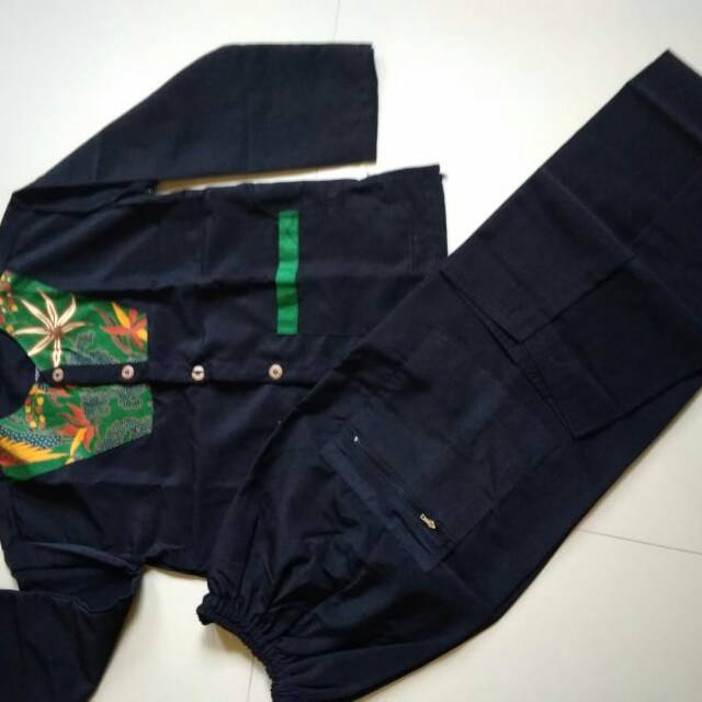 Baju pangsi SD setelan koko kampret hitam