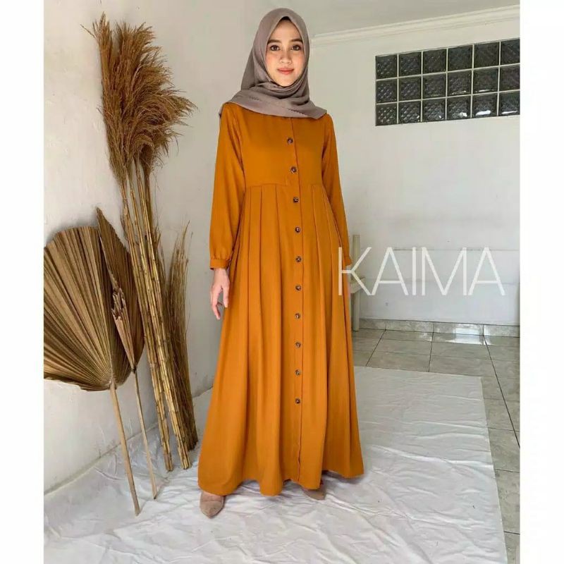 GAMIS RINJANI KAIMA MOSCREPE PREMIUM