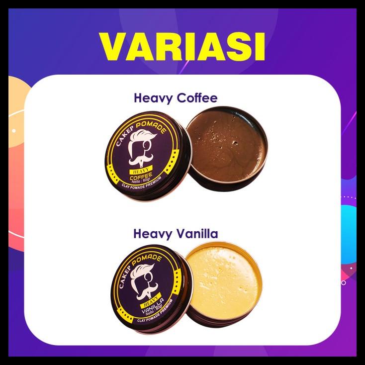 Clay Pomade Curly Hair Minyak Rambut Styling Gel | Heavy Coffee Pomade