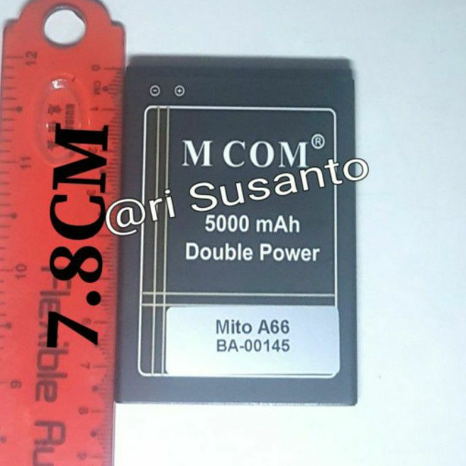 Baterai Mito S1 Mito A66 Ba 00145 Mcom Double Power Shopee Indonesia