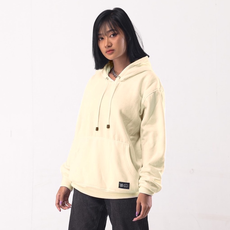 Mcvois Sweater Hoodie Polos Krem Pria Wanita Premium