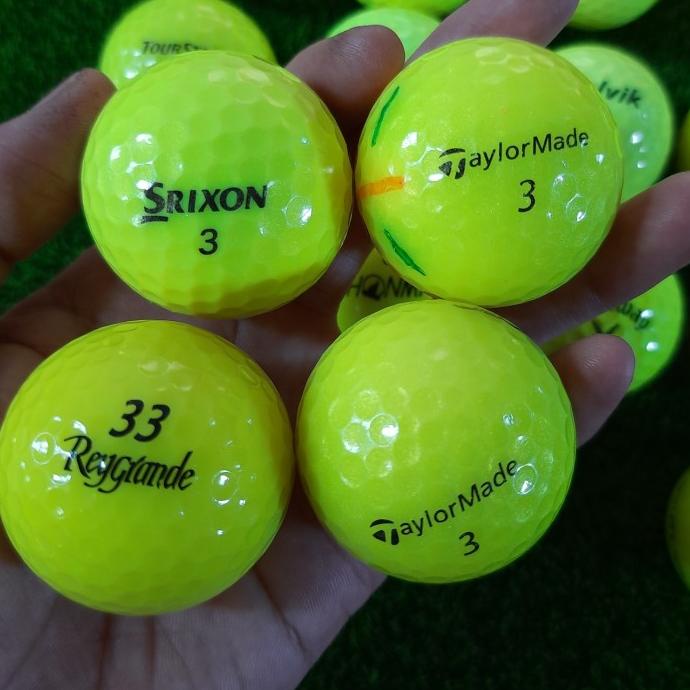 

[[COD]] Bola Golf warna kuning merk mix grade A per 10 pcs