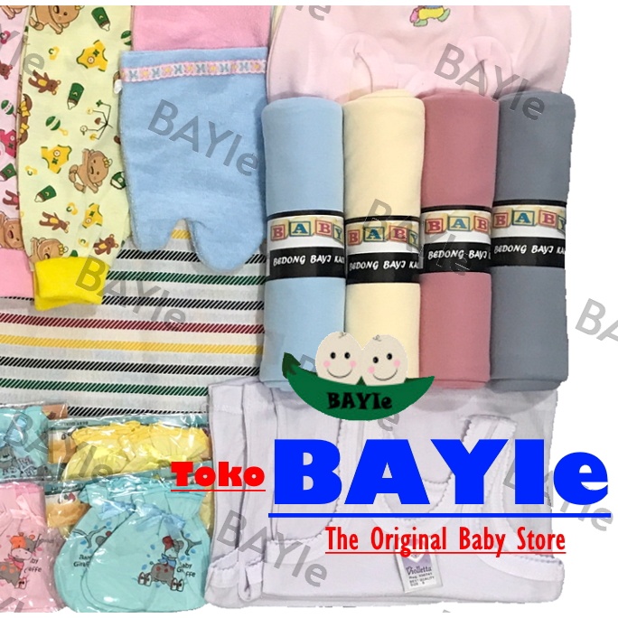 BAYIe - Paket Hemat Perlengkapan Baju Bayi Baru Lahir (New Born) 0 - 3 Bulan Premium PAKET SANTPOLO 3