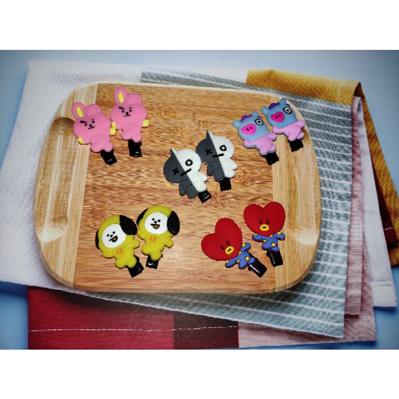 JEPIT RAMBUT BTS BT21 / IKAT RAMBUT BTS BT21 BANGTAN/ JEPIT RAMBUT KPOP