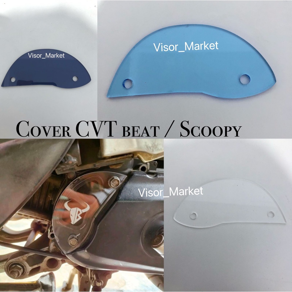 COVER CVT BEAT FI / COVER CVT BEAT KARBU / COVER CVT SCOOPY KARBU BAHAN AKRILIK