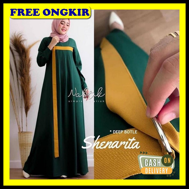 Gmis Muslimah Polos Baju Lebaran Gsmis Lebaran Sarii Gamis Wanita Terb Baju Gamis Wanita Murah Shen