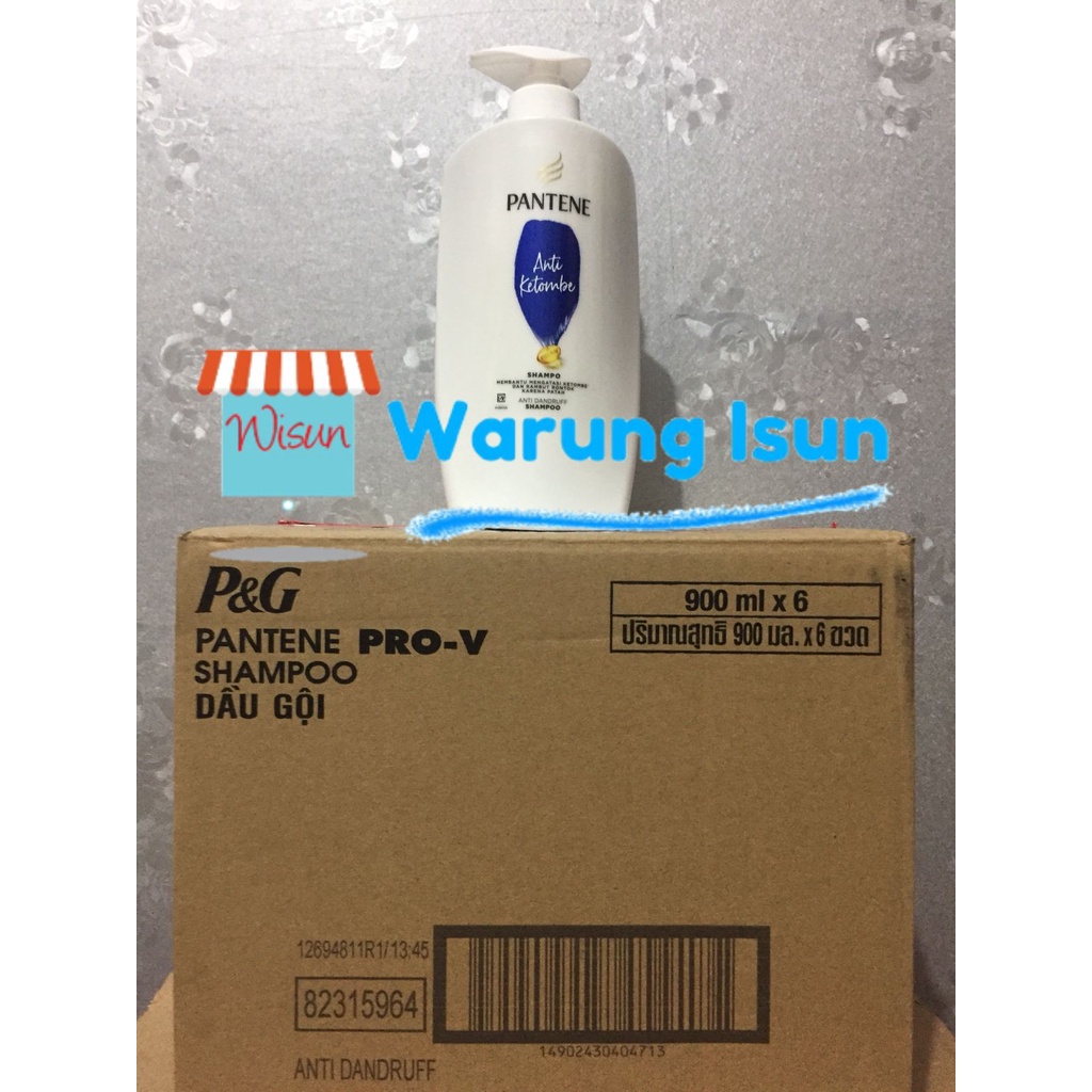 Sampo Pantene Anti Ketombe Shampoo Anti Dandruff 900 ml  EXP 2024 ORI PROMO TERMURAH P&G Shampo 900m