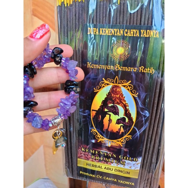 paket gelang kristal ungu Ammetys Semara Ratih