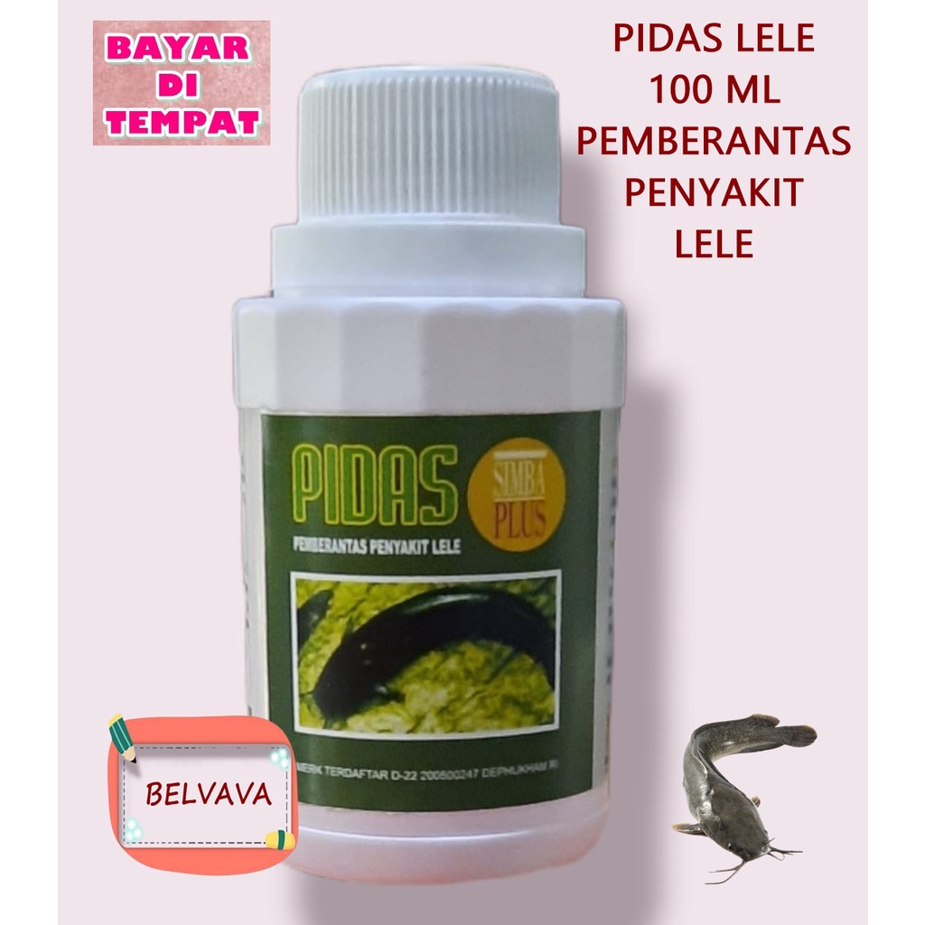 PIDAS LELE 100 ML - Obat Pemberantas Jamur Parasit dan Penyakit Lele Lainnya