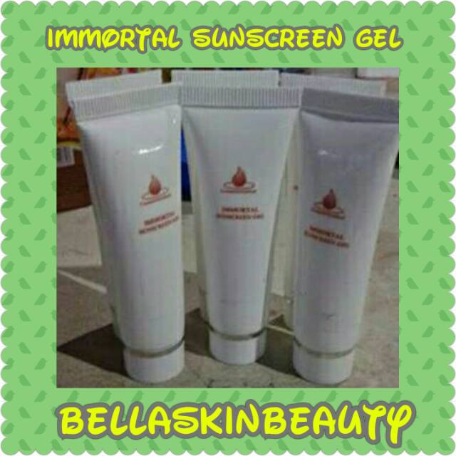 IMMORTAL SUNSCREEN GEL KEMASAN TUBE 20 ML