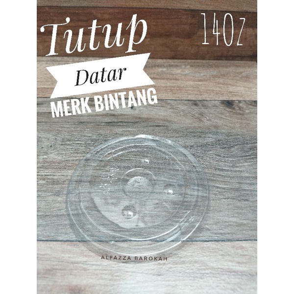 Tutup Datar Merk Bintang 14Oz