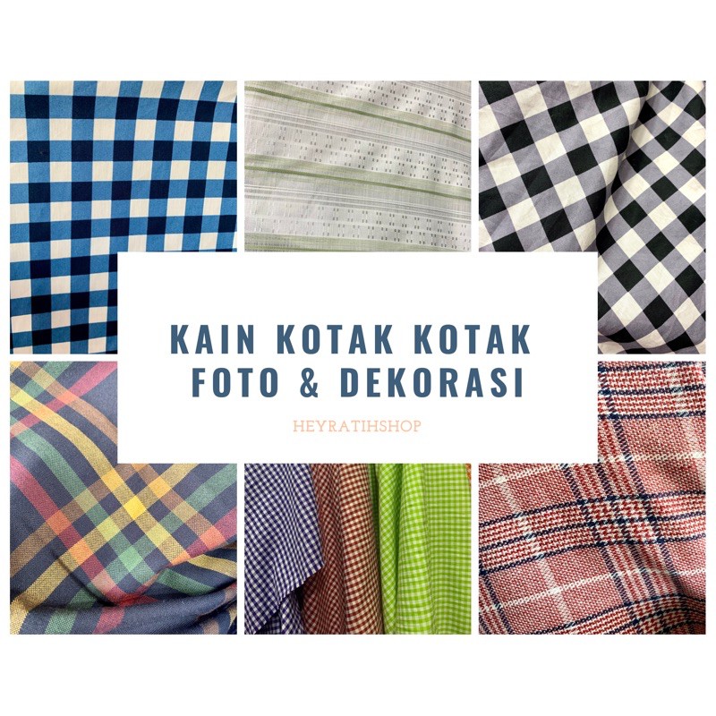 TERMURAH KAIN KOTAK KOTAK KAIN BACKDROP KAIN PIKNIK KAIN BACKGROUND KAIN DEKORASI KAIN FOTO