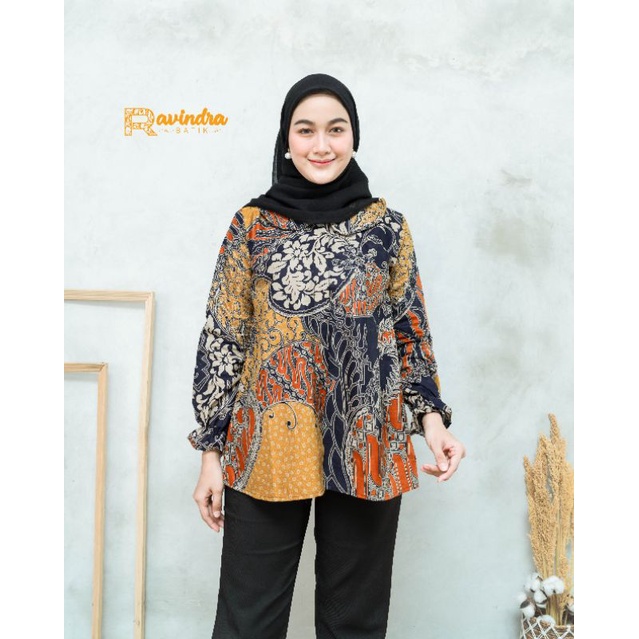 Blouse Batik Printing Pekalongan Kemeja Batik Wanita