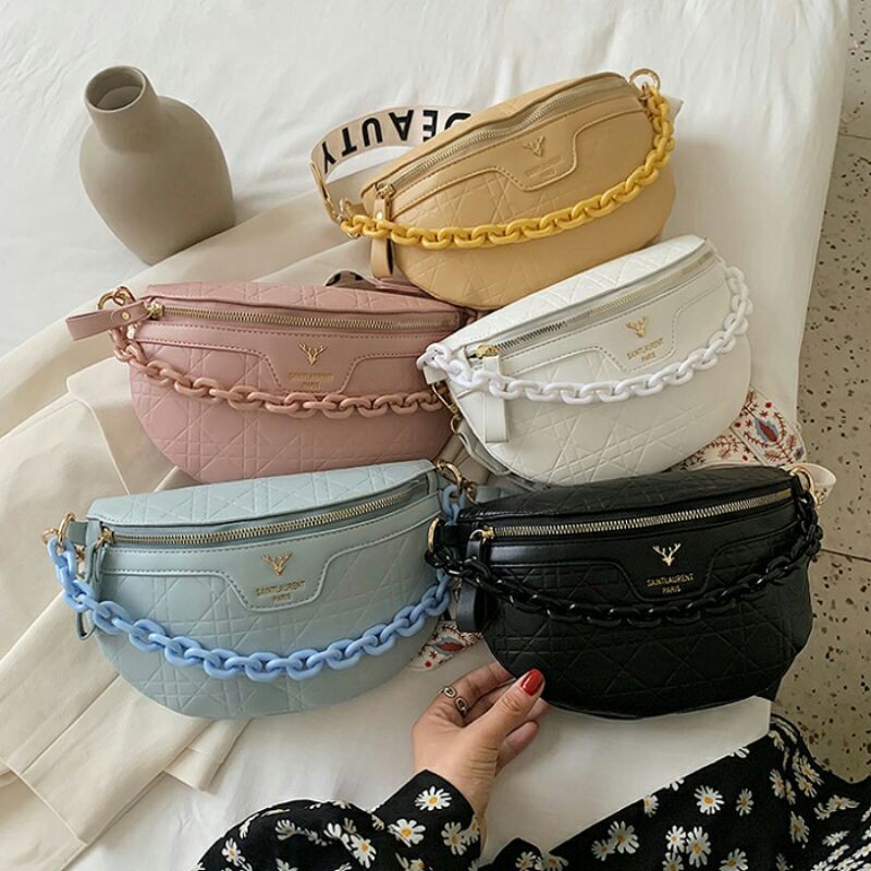 AB068 WAIST BAG WANITA IMPORT JAKARTA