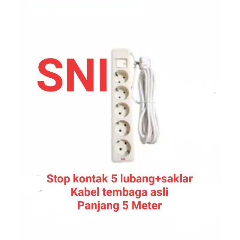 kabel roll/colokan/stop kontak 3meter/5meter