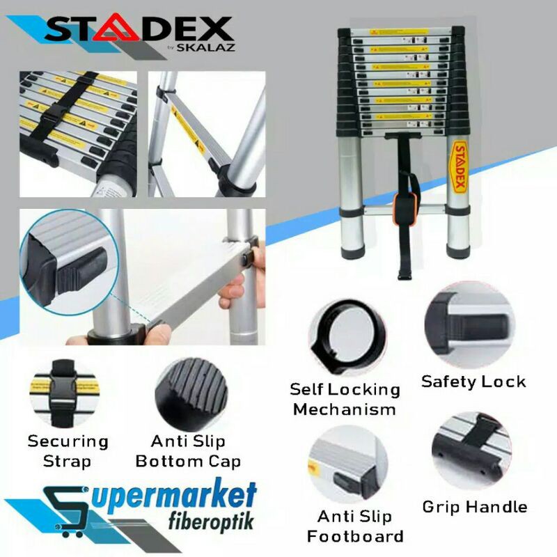 Tangga lipat teleskopik 6 meter