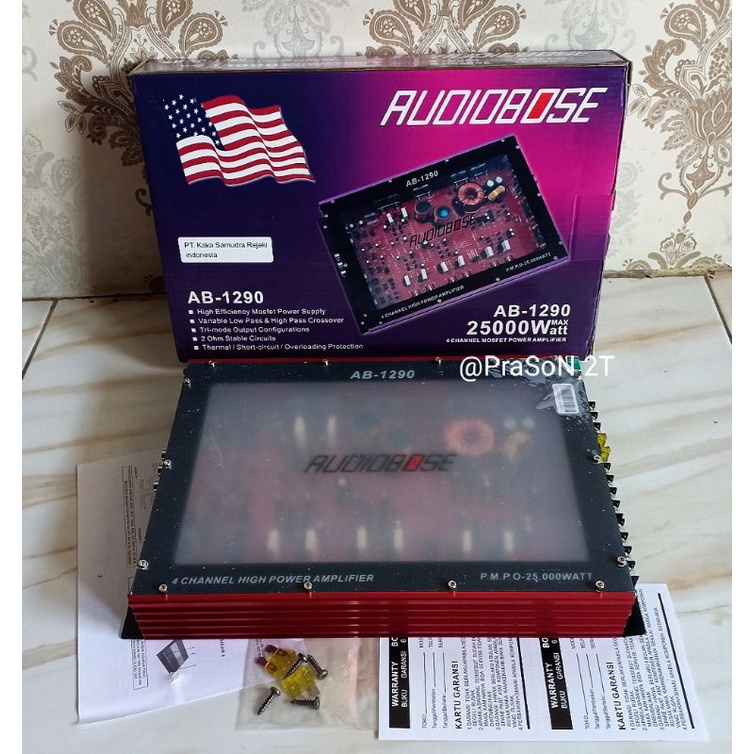 Power 4 chanell Audiobose Transparan