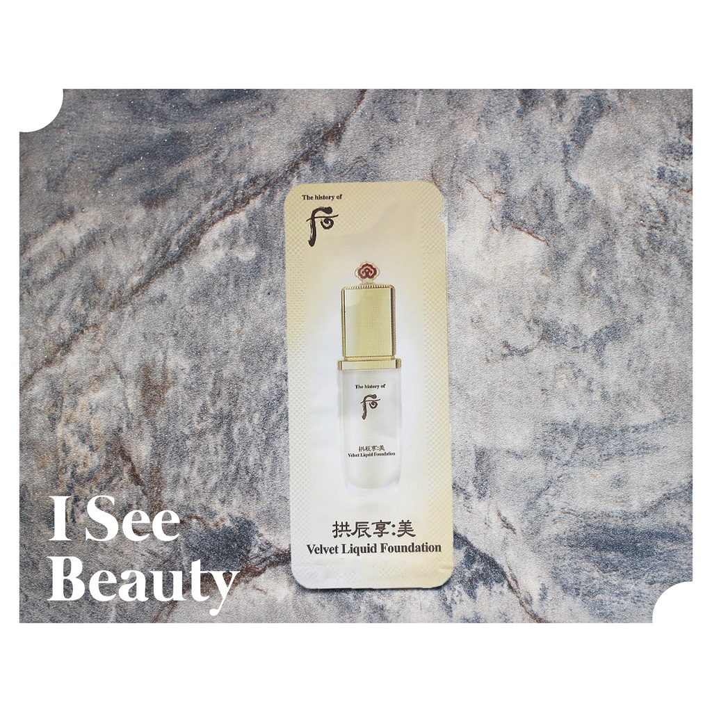 The History of Whoo Gongjinhyang Mi Liquid Velvet Foundation no.21
