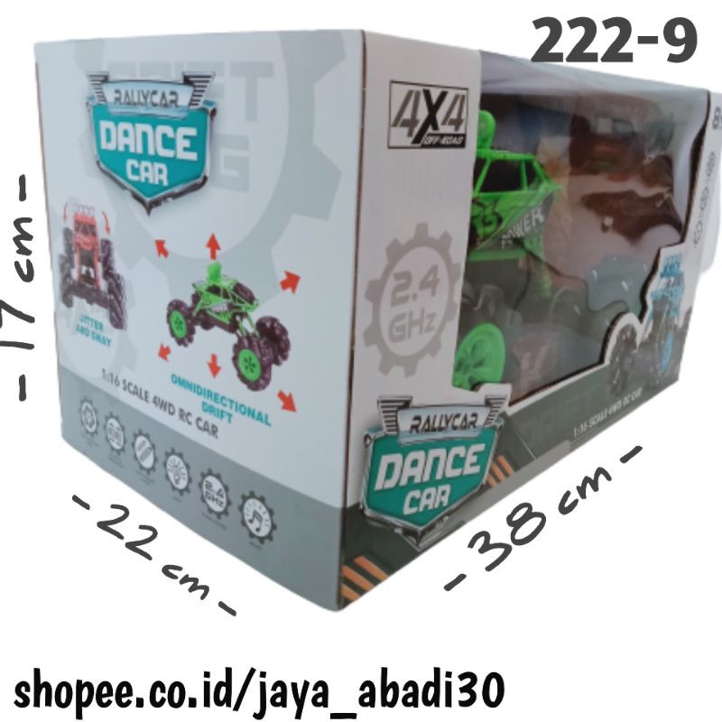 MAINAN MOBIL RC REMOTE CONTROL JEEP DANCE CAR 222-9