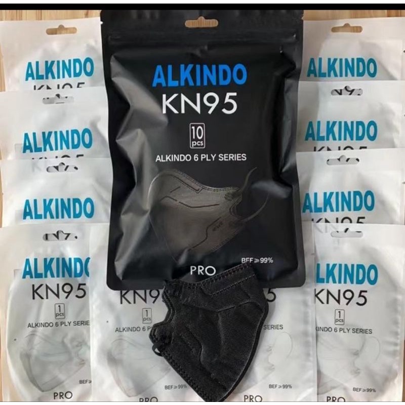 Masker Kn95 Pro Alkindo 6 Ply isi 10pc