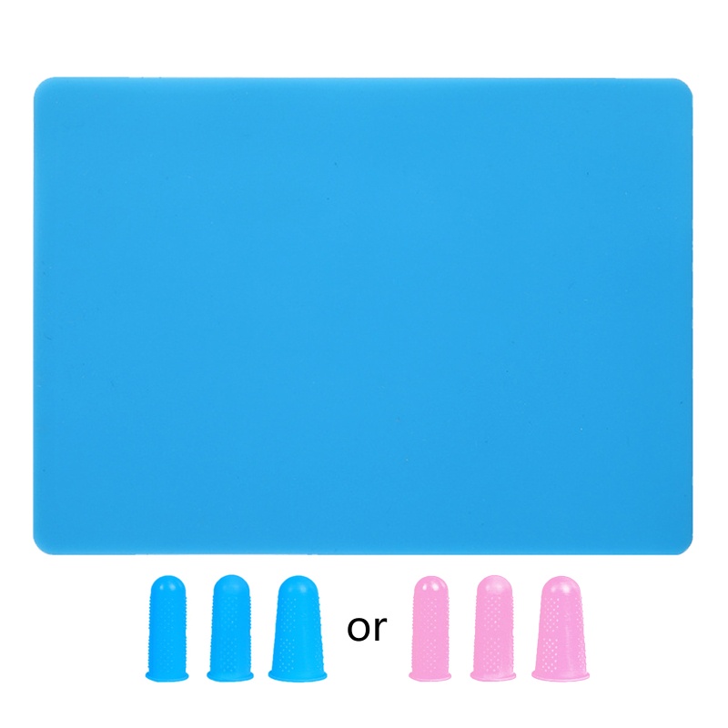 Siy Sarung Jari Tangan Silikon Breathable Anti Slip Ukuran S / M / L / Xl / Xxl Untuk Membuat Perhiasan Handmade Diy