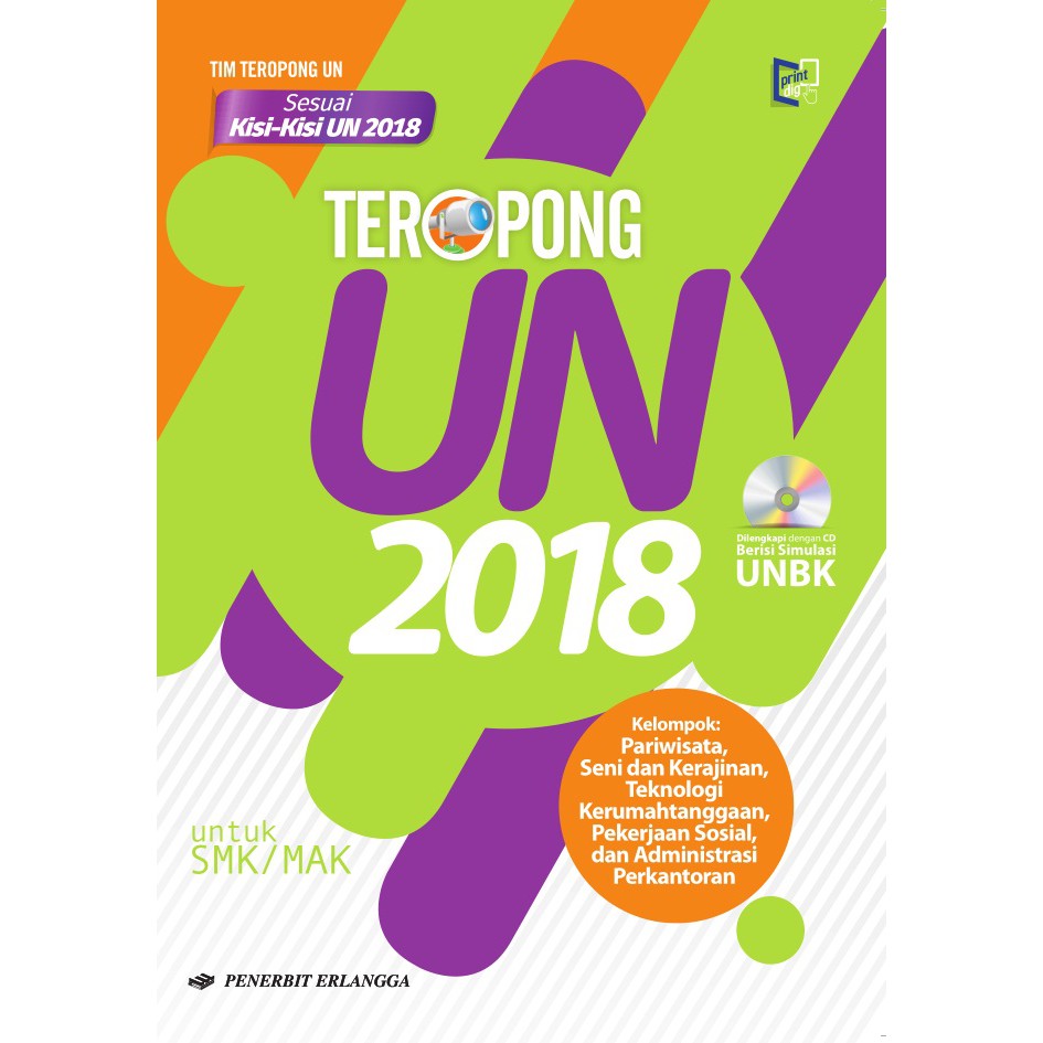 Buku Teropong Un 2018 Smk Pariwisata Seni Kerajinan 0053000190